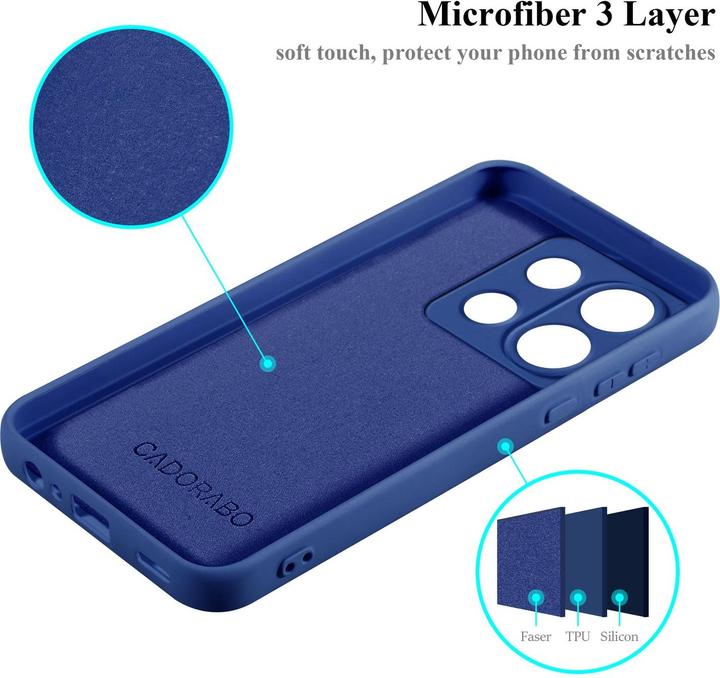 Image du produit Cadorabo Housse pour Xiaomi Poco X6 TPU en silicone avec protection liquide (Xiaomi Poco X6)