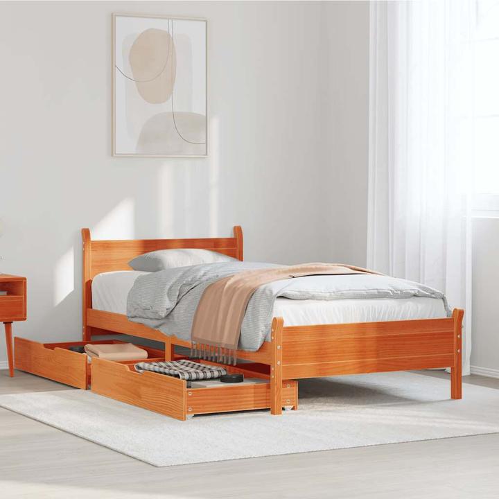 Image du produit vidaXL Lit sans matelas (75 x 190 cm)