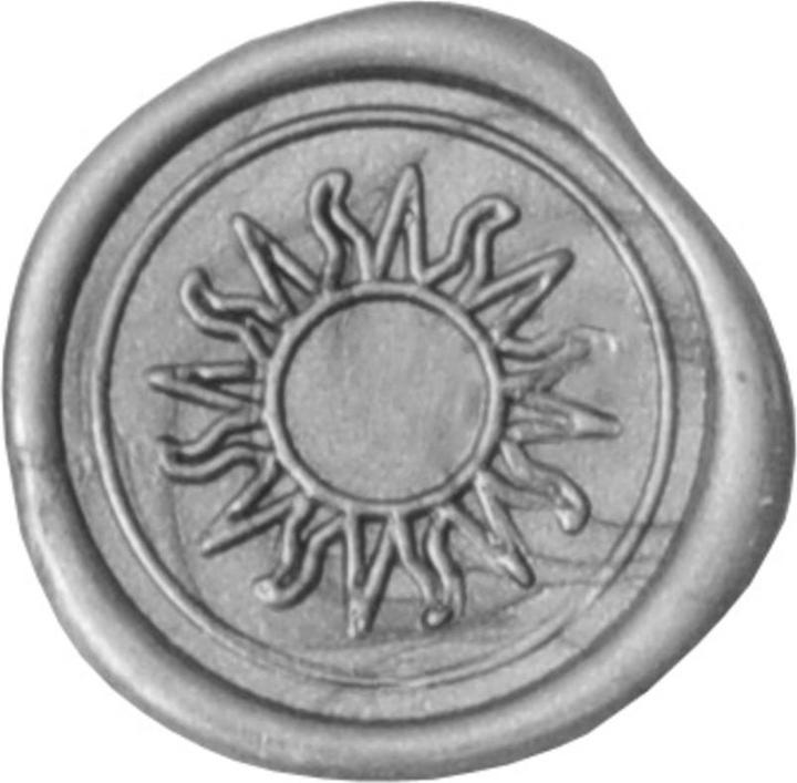 Image du produit Herbin Sceau à vis avec manche en bois vernis ( Symbole) - rose - Soleil