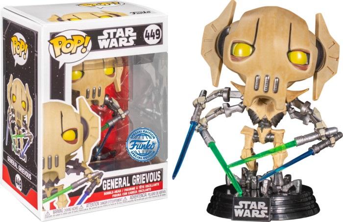 Actual product image Funko POP! Star Wars General Grievous (Four Lightsabers) Exclusive