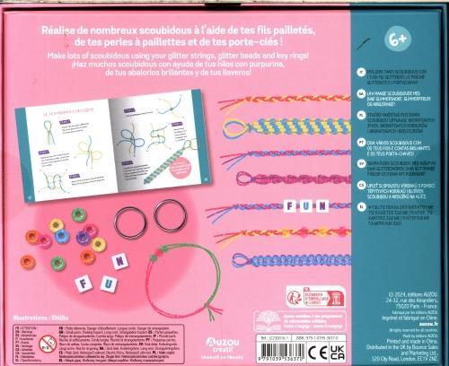 Actual product image Auzou France Mes scoubidous à paillettes (French, Guesné Maud, 2024)