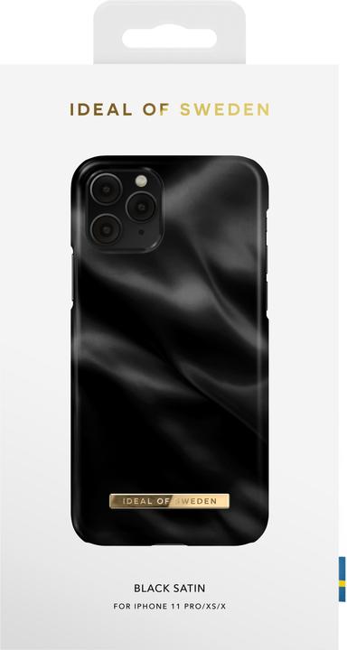 Productafbeelding iDeal Of Sweden Designer Hard Cover Zwart Satijn (Apple iPhone 11 Pro)