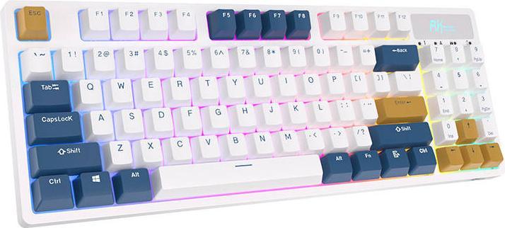 Produktbild Royal Kludge Wireless mechanical keyboard RK89 RGB, Lemon switch (white) (US, Kabellos)