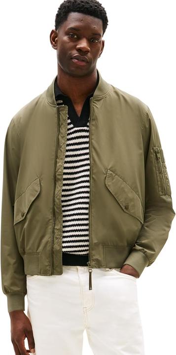 Actual product image Tommy Hilfiger Packable Bomber Jacket with Baseball Collar and Waist Pockets (S)