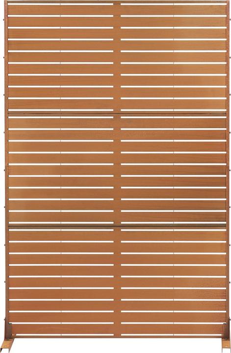Actual product image Casa.Pro Trennwand Nodepp Cortenstahl 180x120 cm Edelrost (180 x 120 x 40 cm)