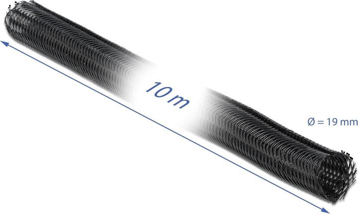 Actual product image Delock Cable conduit 10mx19mm, self-closing (Cable conduit, 1000 cm)