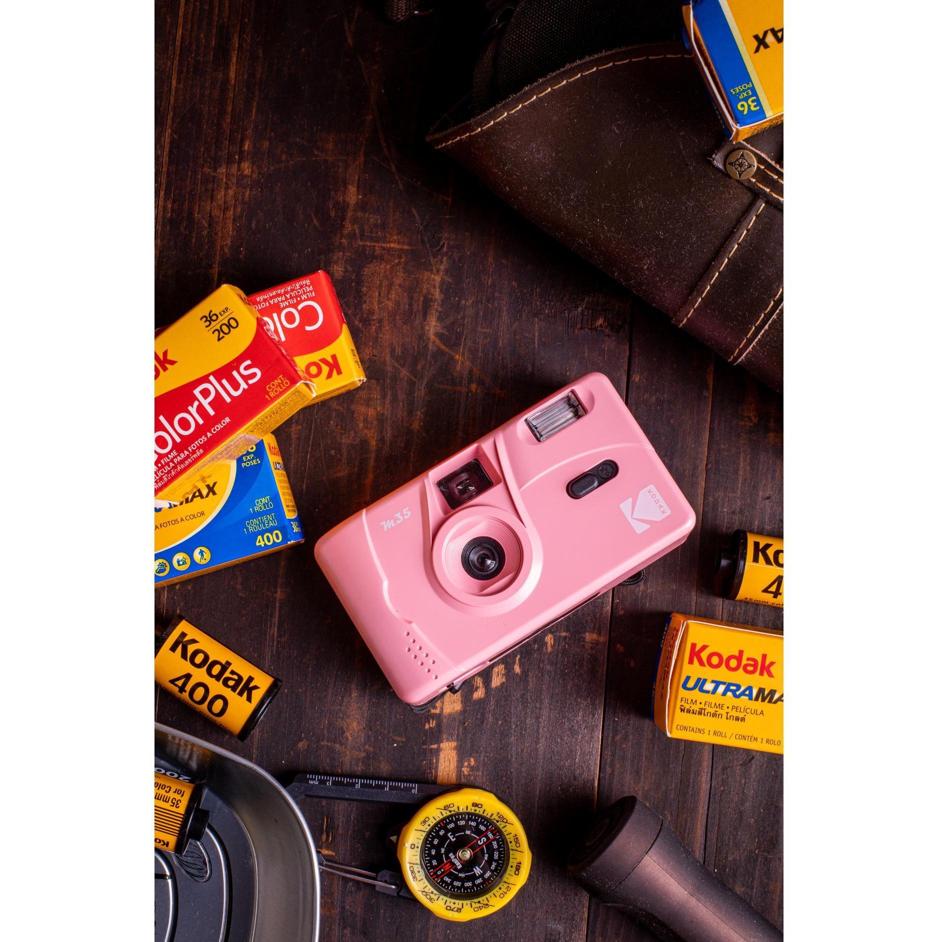 Pink Kodak M35 Film Camera Amazon Kodak M35 REUSABLE CAMERA Pink