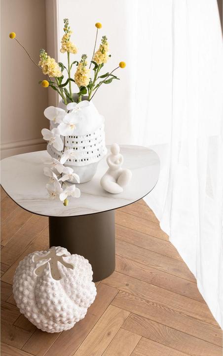 Actual product image Kare Design Deko Vase Anemone Weiss 37cm