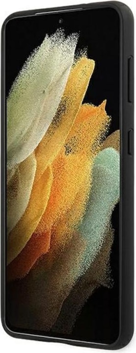 Image du produit Mercedes-Benz Étui perforé avec logo en métal (Samsung Galaxy S21+)