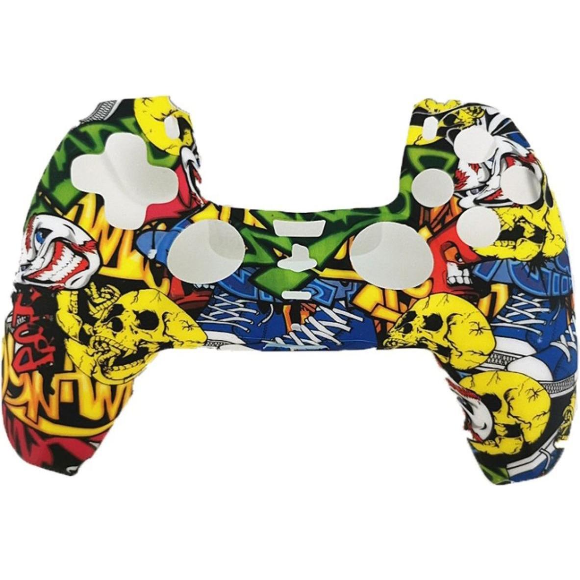 Thumbnail - König Design 2 x Schutzhülle für Playstation 5 DualSense Controller Skin Silikon Schutz Motiv (Playstation Classic), Gam...
