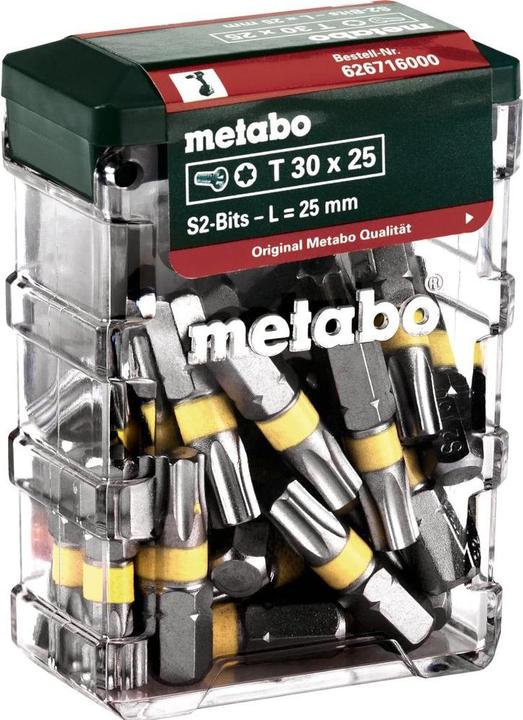 Actual product image Metabo Bit box (Hexagon socket TX)
