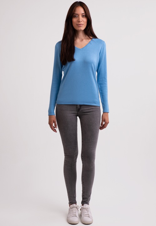 Image du produit Cash-Mere Seide Kaschmir V-Ausschnitt Pullover (XS)
