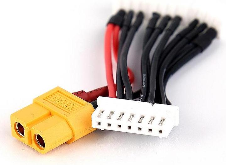 Actual product image OMP Hobby Charging cable XT60 to JST-XH 2S 3in1