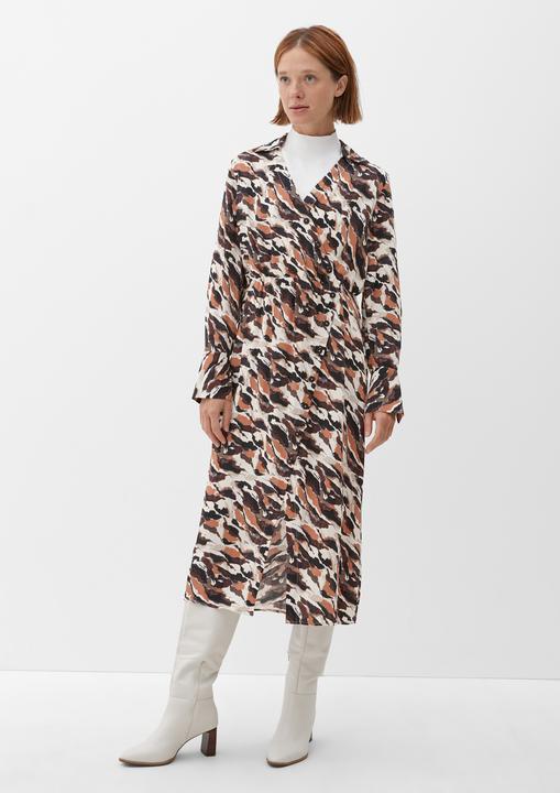 Image du produit s.Oliver Kleid Viskose-Kleid mit Knopfleiste (46)