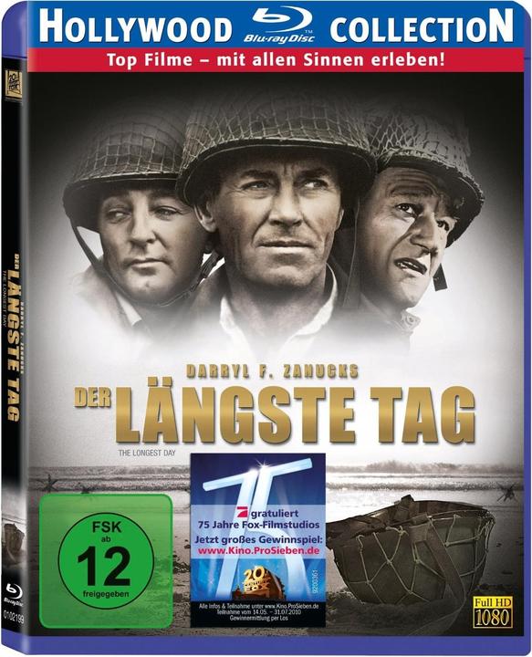 Produktbild Der Längste Tag (Blu-ray, 1962, Deutsch, Englisch, Flämisch)