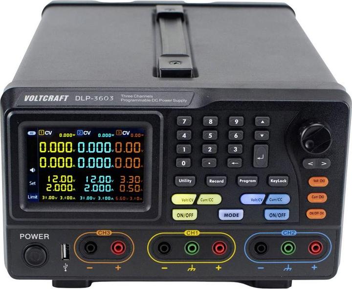 Actual product image Voltcraft DLP-3603 Laboratory power supply, adjustable 0 V - 60 V/AC 0 - 3 A 378 W Sla