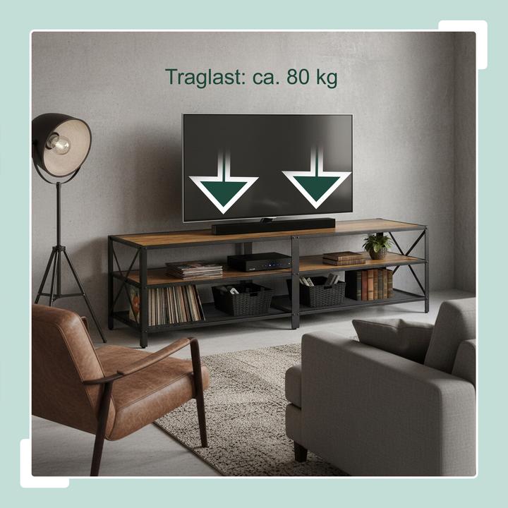 Produktbild Relaxdays TV-Lowboard (180 x 39 x 52 cm)