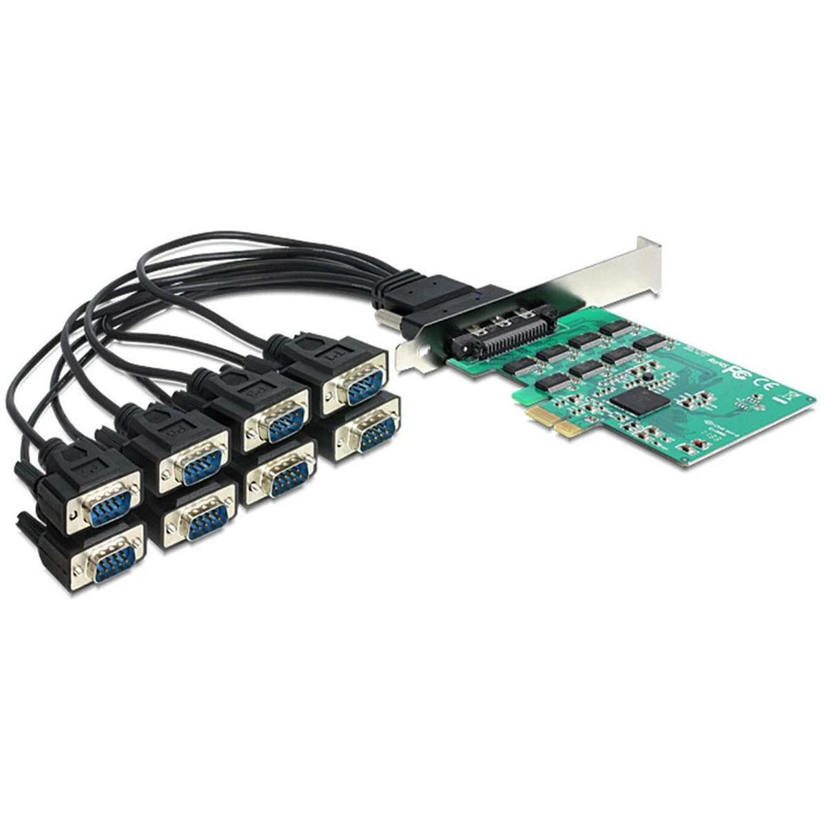 Delock 89336 PCI Express Karte 8x RS-232, Kontrollerkarte