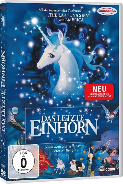 Das letzte Einhorn (DVD, 1982, Deutsch, Schweizerdeutsch, Englisch)