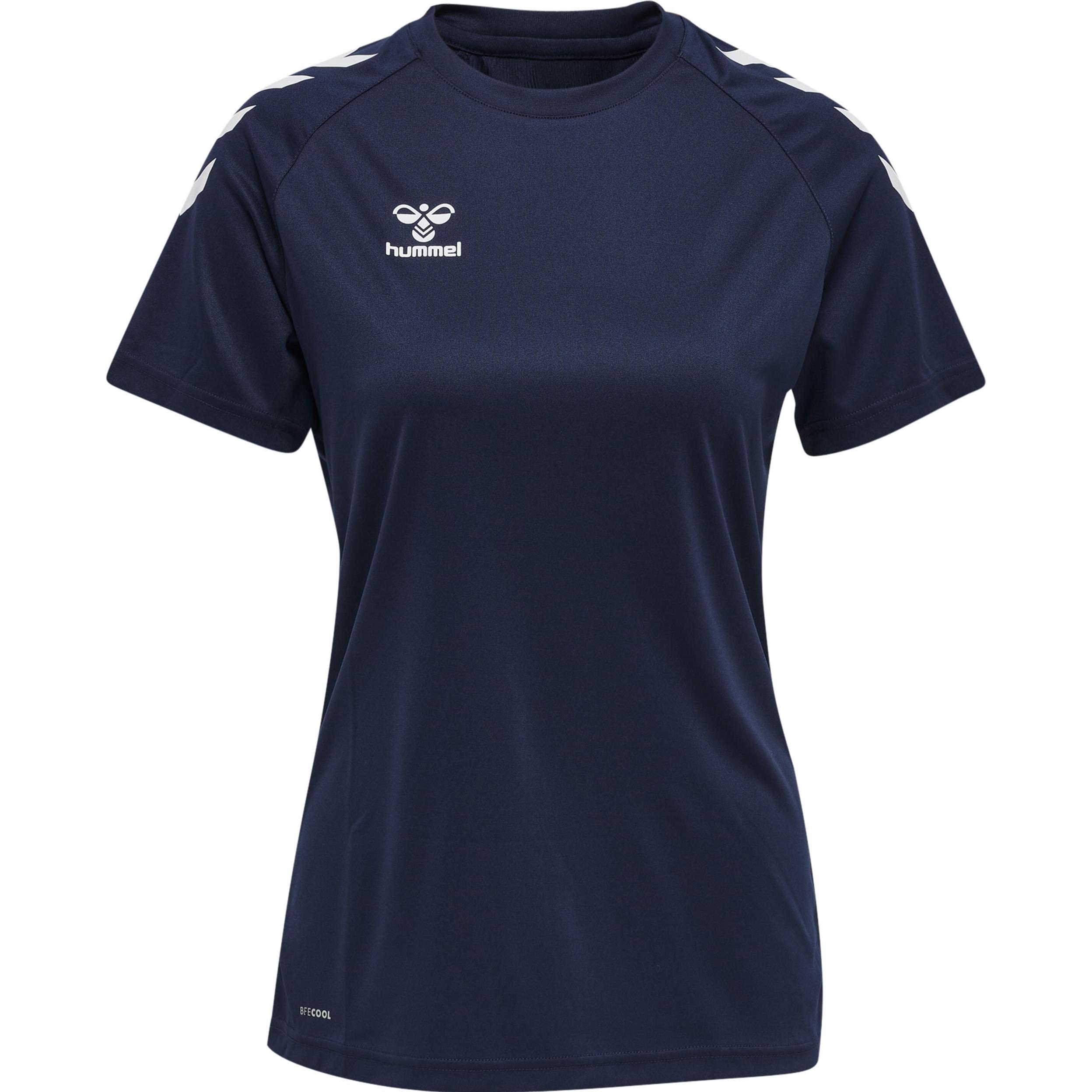 Thumbnail - hummel, Damen, Sportshirt, Core Xk Core Poly T-Shirt S/S Woman (XS), Blau, XS