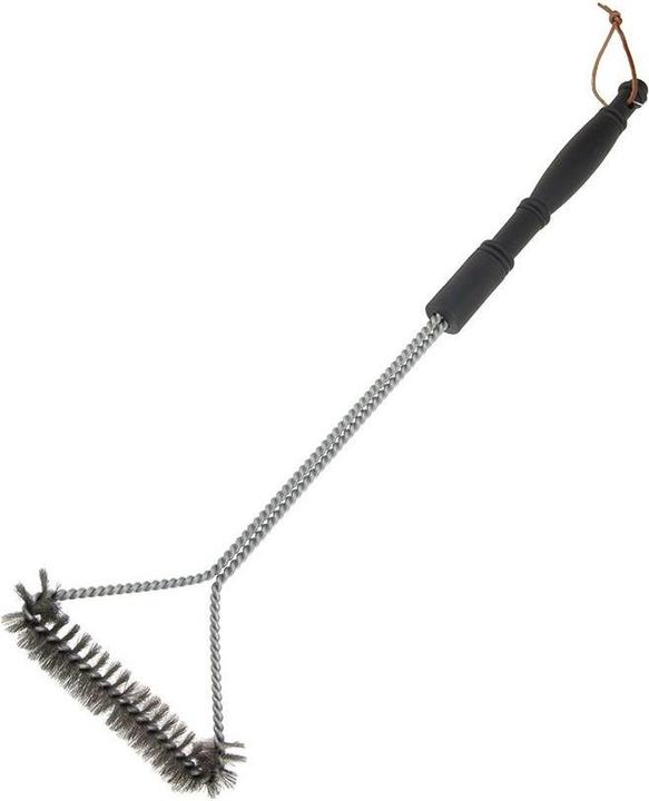 Actual product image BBQ Collection Metallic barbecue brush with handle 16,3x54,5cm (54.50 cm)