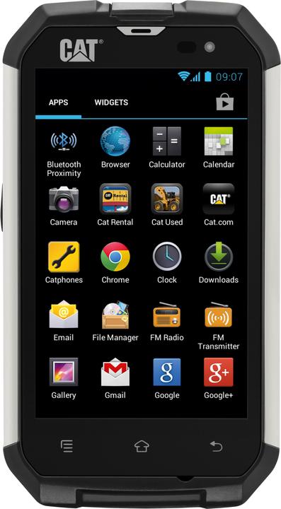 Cat B15q (4 GB, Silber, 4", Dual SIM, 3G)