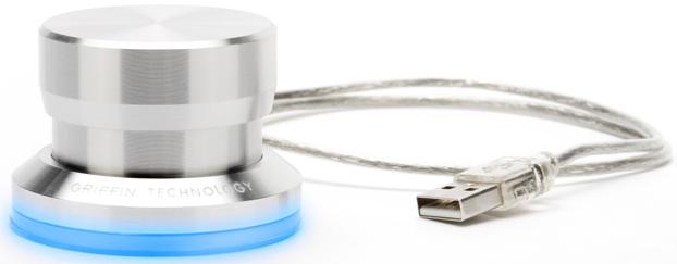Actual product image Griffin PowerMate USB Multimedia Controller