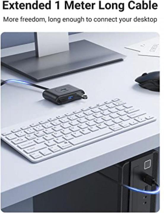 Produktbild Ugreen 4 in 1 Data Hub (USB-A, 4 Ports)