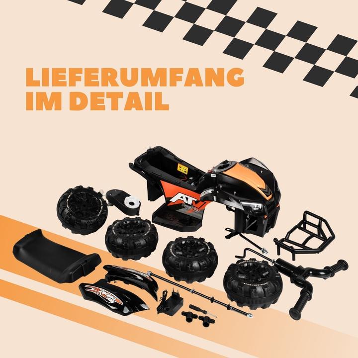 Actual product image Hermex Elektro-Quad für Kinder Kinderfahrzeug Elektrofahrzeug Spielzeug ATV (6 V)