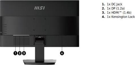 Image du produit MSI Pro MP2412 (1920 x 1080 pixels, 23.80")