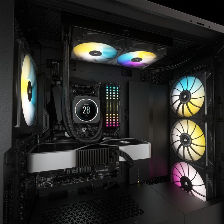 Actual product image Corsair ML140 RGB ELITE (140 mm, 1 x)