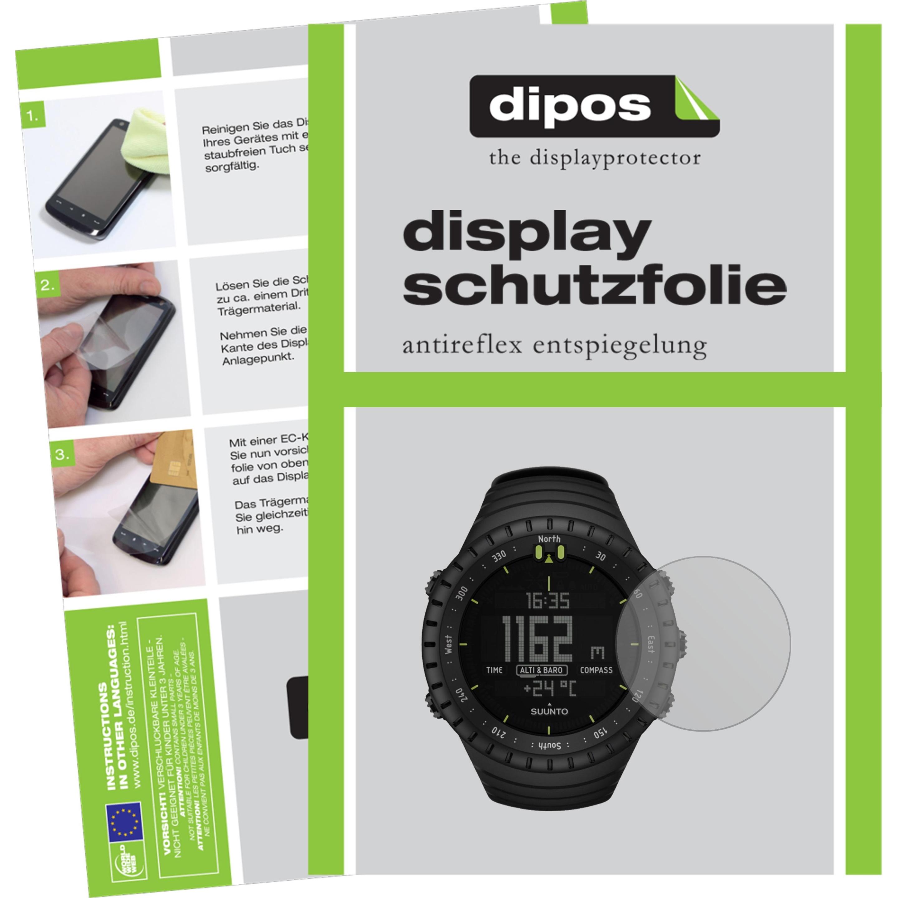 Dipos Displayschutzfolie Antireflex, Smartwatch Schutzfolie, Transparent
