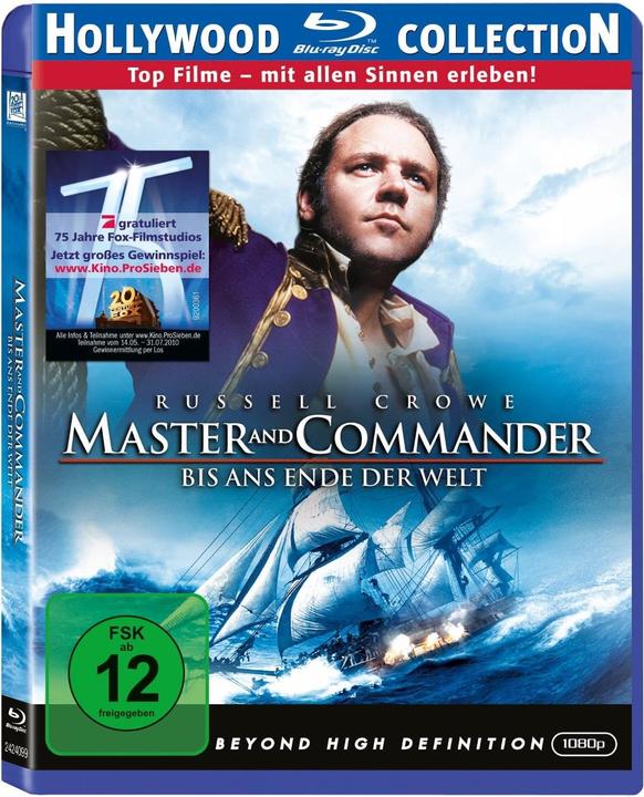 Actual product image Master And Commander: To The End Of The World (Blu-ray, 2003, English, German, French)
