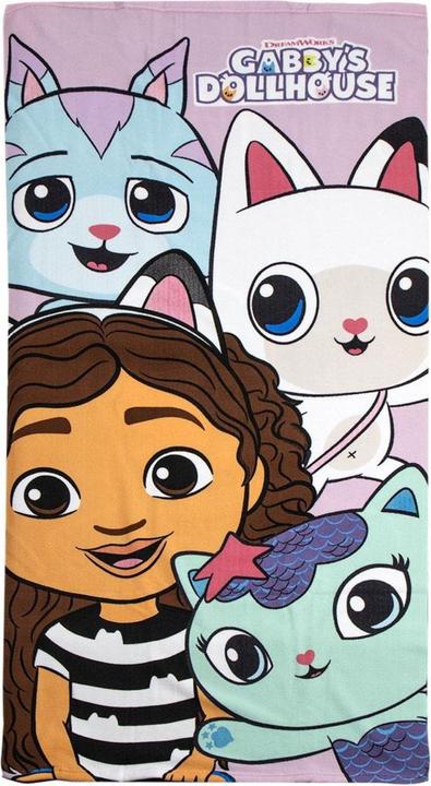 Rarewaves Gabby's Dollhouse Multicolor Beach Towel 70 x 140 cm (70 x 140 cm)
