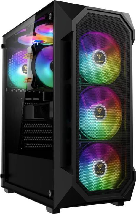 Immagine prodotto Gamdias Boitier Moyen Tour ATX Aura GC1 Elite RGB avec panneau vitré (Noir) (ATX)