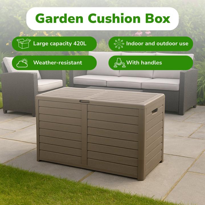 Actual product image Eddy Cushion box 420l taupe