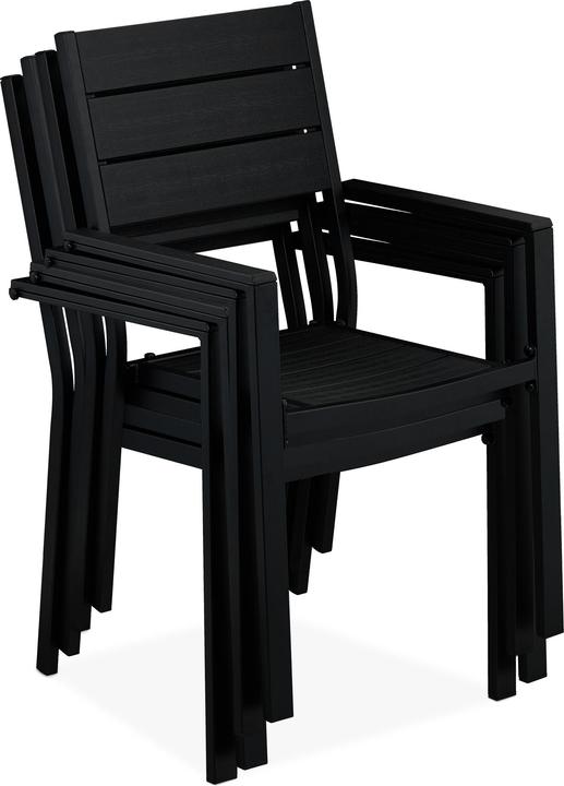 Immagine prodotto Relaxdays 4x sedia da giardino