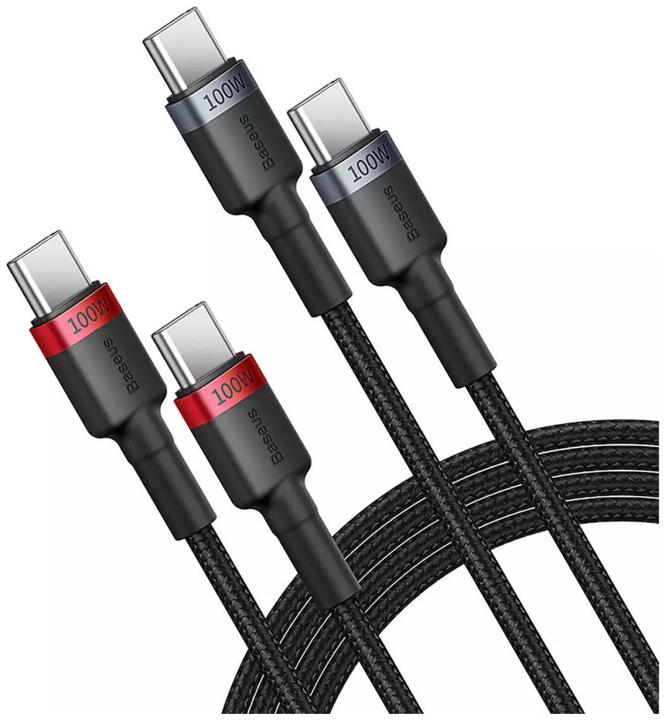 Actual product image Baseus USB C - USB C (2 m, USB 2.0, 100 W)