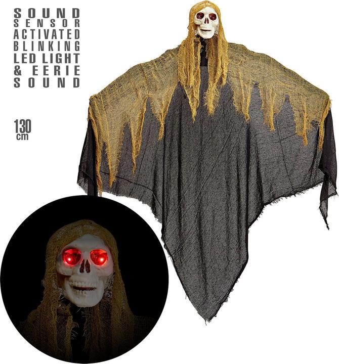 Produktbild Magni Sensenmann mit LED Augen und Geräuschen 130cm (1 Stück)