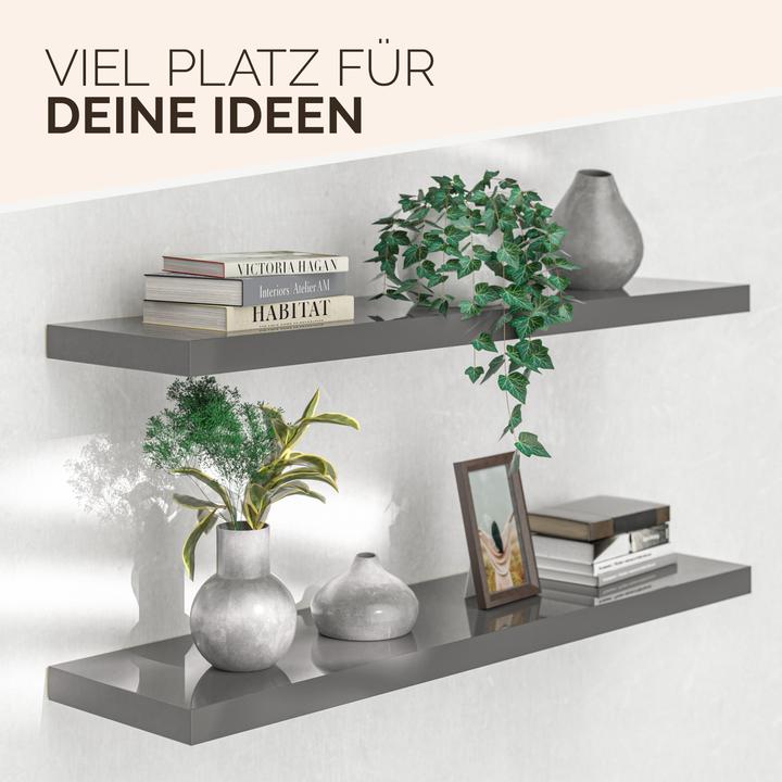 Actual product image Casaria Wall shelf (90 x 23 x 4 cm)