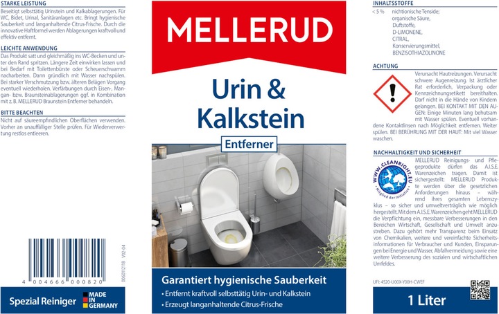 Actual product image Mellerud Urine & Limescale Remover