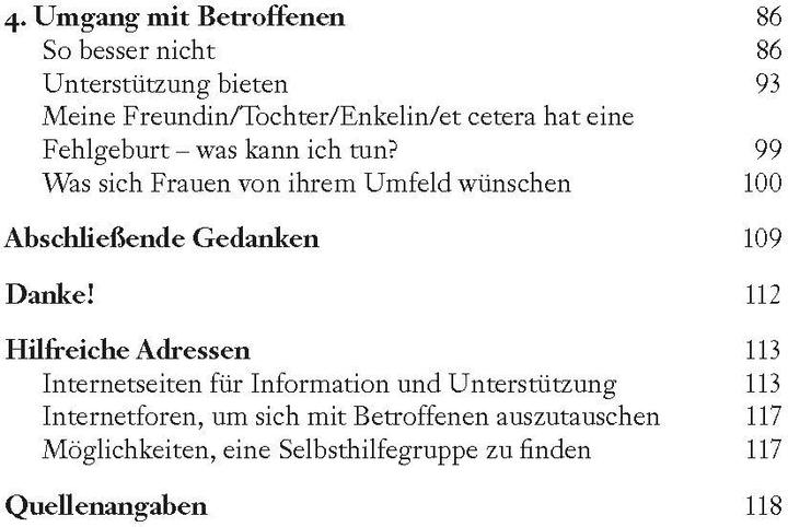 Nährwerte und Zutaten Tabuthema Fehlgeburt (Deutsch, Miriam Funk, 2019)