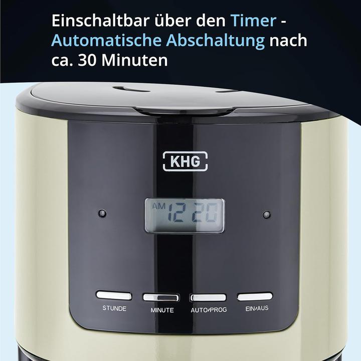 Produktbild KHG Kaffeemaschine KA-184 Creme
