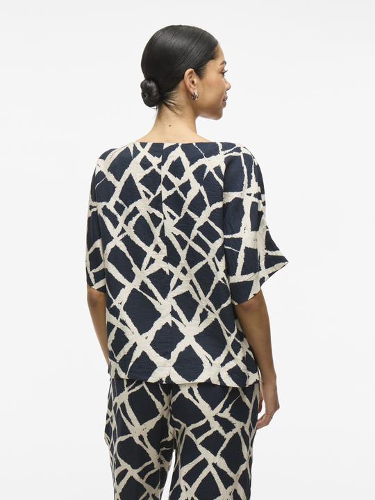 Actual product image Vila U-Boot-Ausschnitt Oberteil mit kurzen Ärmeln (38)