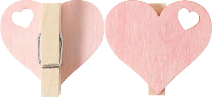 Immagine prodotto I Am Creative Clip a cuore in legno