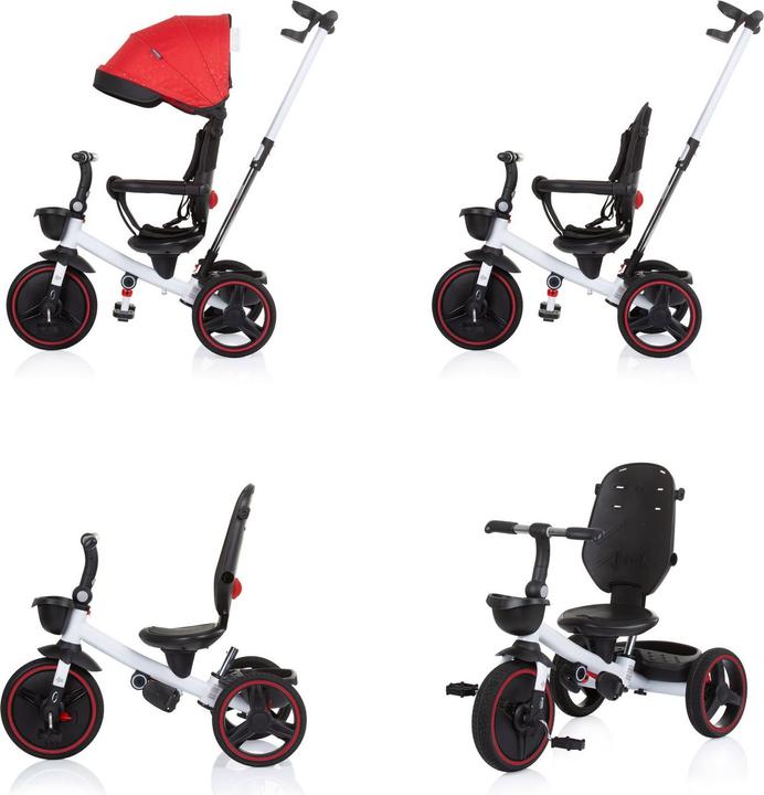 Produktbild Chipolino Dreirad Alpha 3in1 Schiebegriff