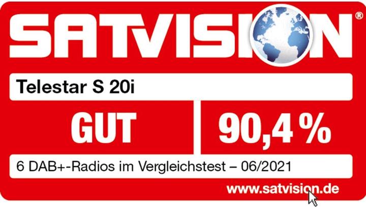 Actual product image Telestar DIRA S20i (DAB+, FM, VHF, Web radio, Bluetooth, Wi-Fi)