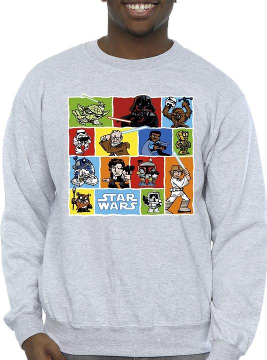 Produktbild Star Wars Comic Drawing Montage Sweatshirt (L)