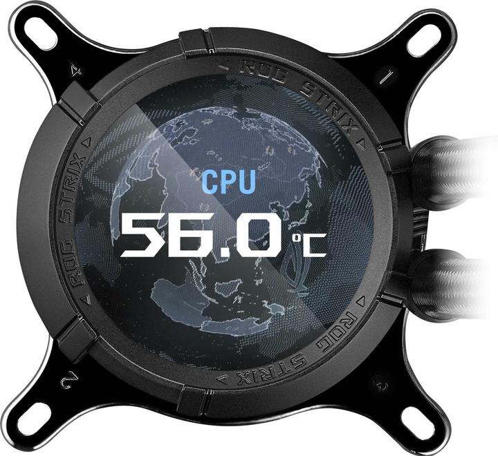 Produktbild ASUS ROG STRIX LC III 360 ARGB LCD (schwarz)