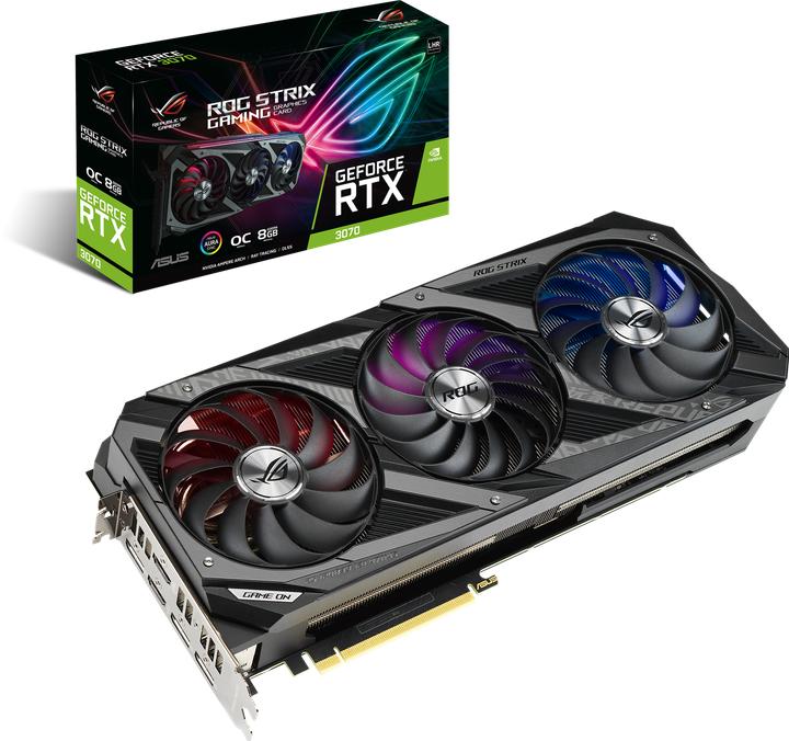 Produktbild ASUS GeForce ROG Strix RTX 3070 O8G V2 Gaming (8 GB)